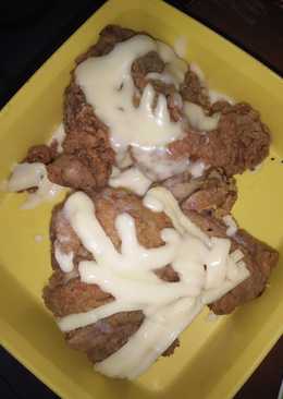 Ayam Geprek Keju Meleleh