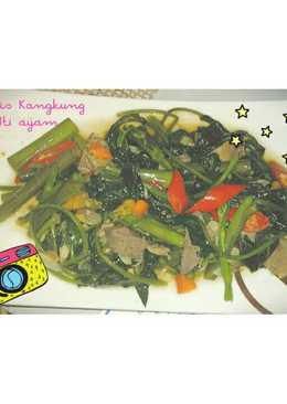 Tumis Kangkung Ati Ayam