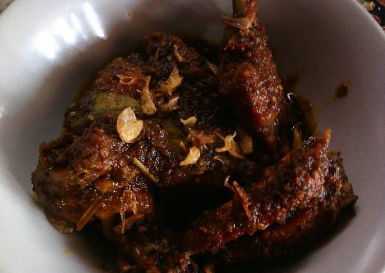 resep lengkap untuk Ayam kampung rica rica bumbu jingkrak ala medan