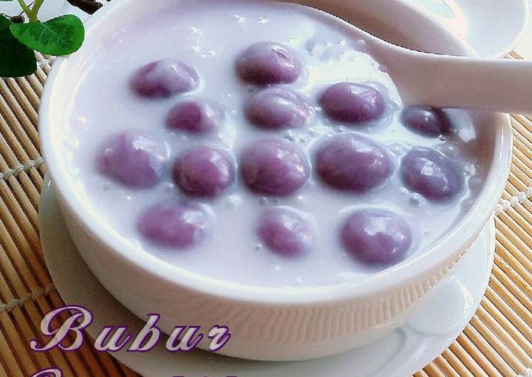 gambar untuk cara membuat Katiri Mandi Ubi Ungu (Bubur Candil)