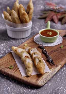 Otak-otak Goreng Ikan Tenggiri + saus asam pedas (dan tips)