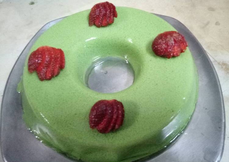 gambar untuk resep Puding lumut susu