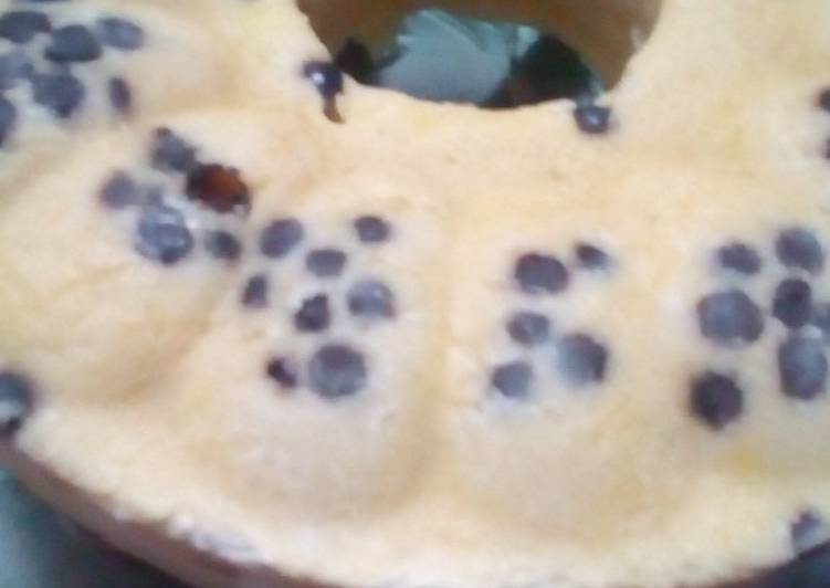 resep makanan Bolu kukus tape choco chip keju