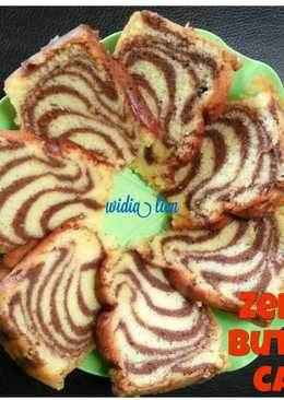 Zebra Butter Cake