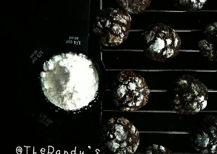 resep masakan Crinkle Cookies