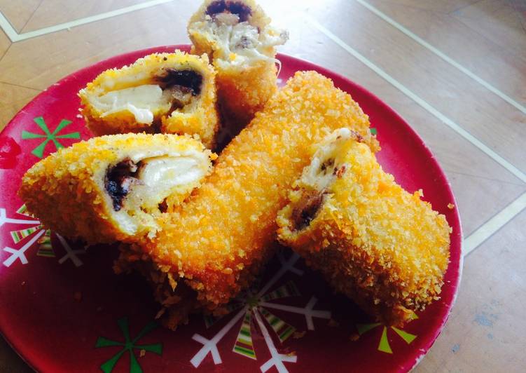 Resep Roti tawar isi piscokju (Pisang, cokelat, keju) Karya Hartini
Pratiwi Nainggolan