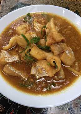 Ikan Cod fillet tumis saus tauco & cabe ijo