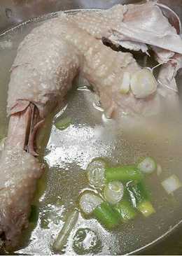 Sup ayam ala korea -samgyetang ì¼ê³í-ð