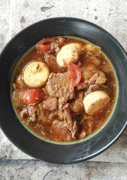 Semur Daging Sapi-Tofu
