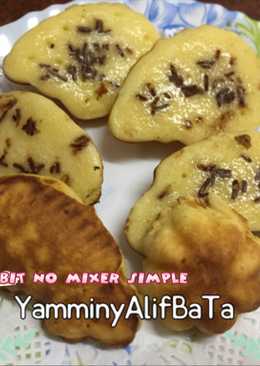 Kue cubit no mixer simple