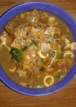 Cumi tempe tumis kecap