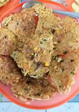 Pizza mie simple tanpa topping