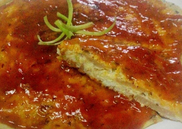 gambar untuk cara membuat Omelet Nasi (Pizza Telur)