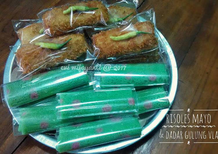 gambar untuk resep makanan Risoles Mayo & Dadar Gulung Vla