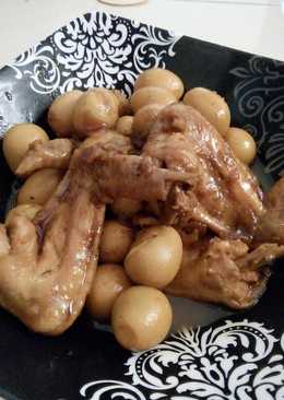 Sayap+telur puyuh bacem