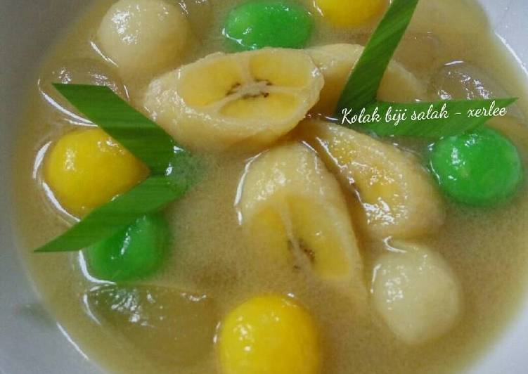 resep lengkap untuk Kolak biji salak ubi kayu,kolang kaling,pisang