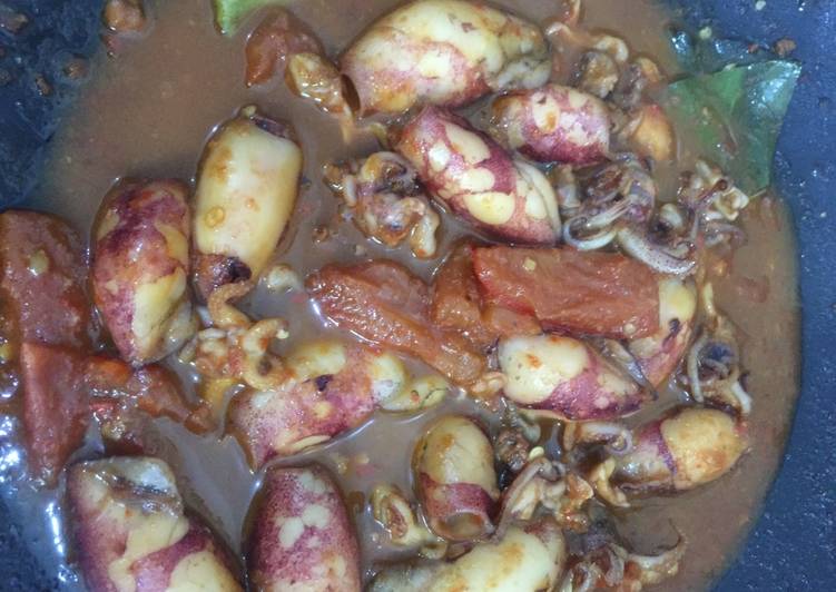 Resep Cumi pedas manis - Beby Prilly