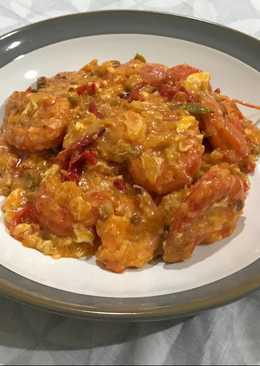 Singaporean Chilli Prawn
