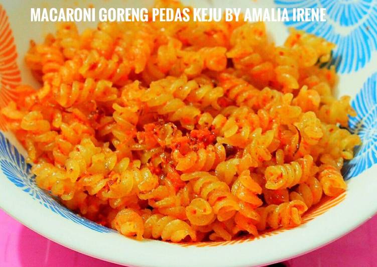 resep makanan Macaroni goreng keju pedas