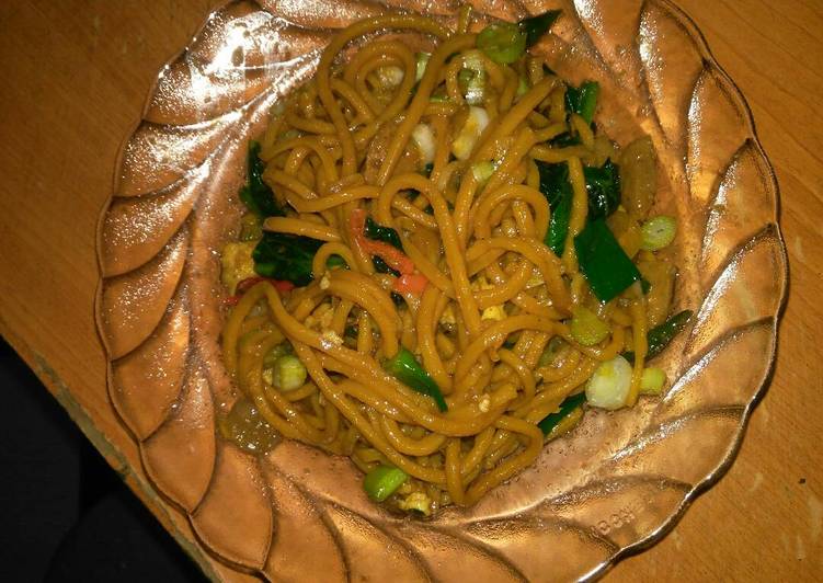 resep masakan Mie goreng lidi bumbu iris