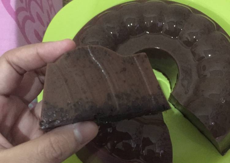 resep makanan Puding oreo coklat