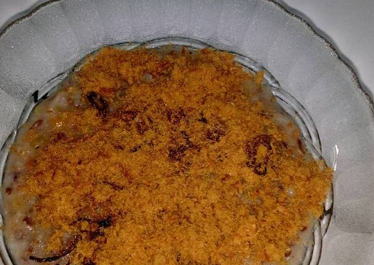 Resep Bubur sayur rice cooker Kiriman dari fara dina dwi