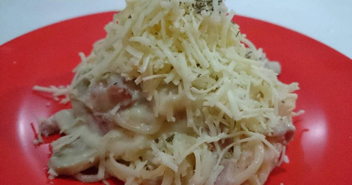 64 resep spageti carbonara rumahan yang enak dan sederhana 