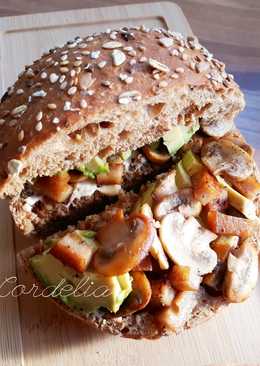 Vegan mushroom sandwich ðŸ„