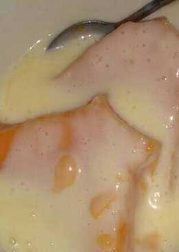 Puding susu mangga