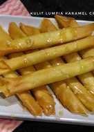Kulit lumpia karamel crispy