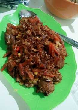 Ayam pedas saus tiram asam manis
