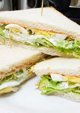 Sandwich telur sehat simple