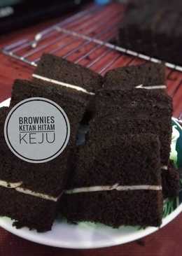 Brownies ketan hitam keju