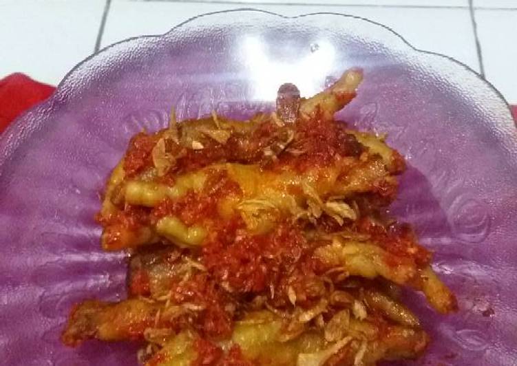 resep makanan Ceker balado Cantik.ala bumil