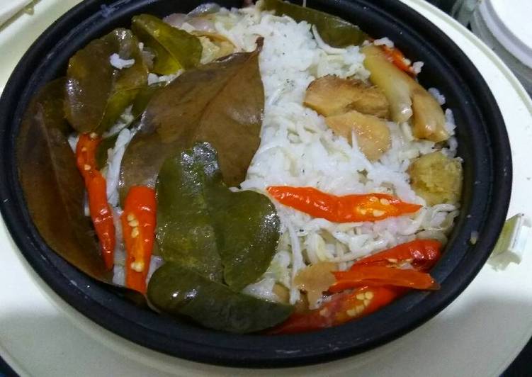 resep makanan Nasi Liwet rice cooker