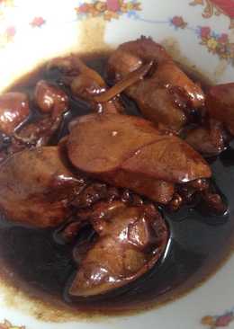 Hati ayam masak kecap