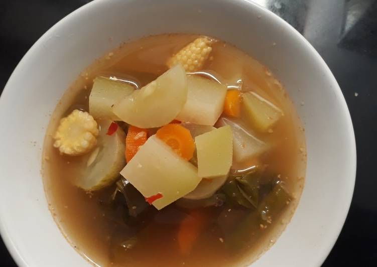 cara membuat Sayur Asem Pedes