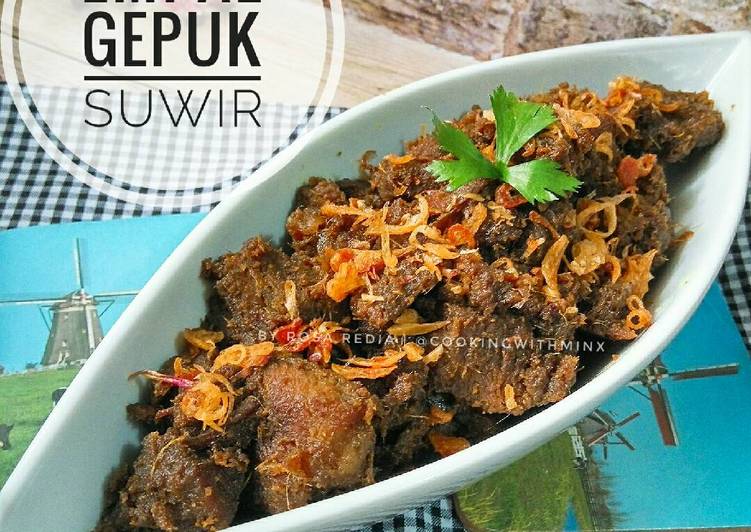 gambar untuk resep makanan Empal Gepuk Suwir