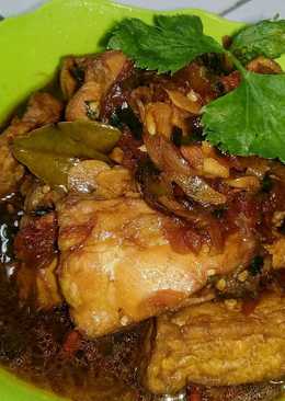 Ayam kecap+tahu