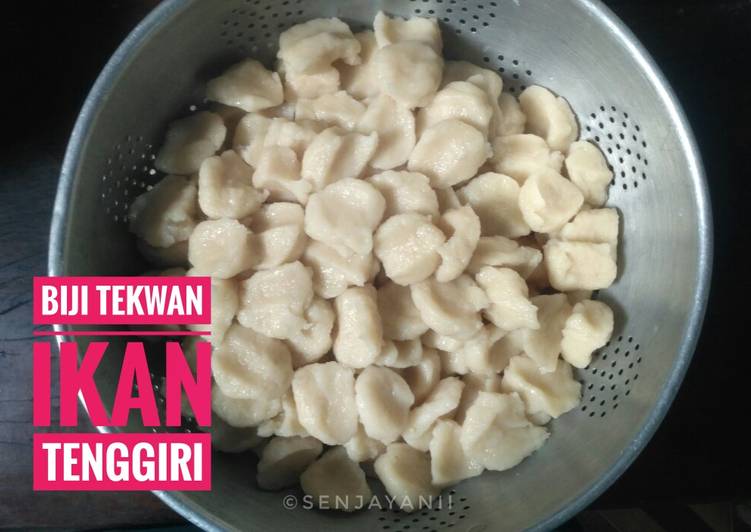 cara membuat Biji Tekwan Ikan Tenggiri