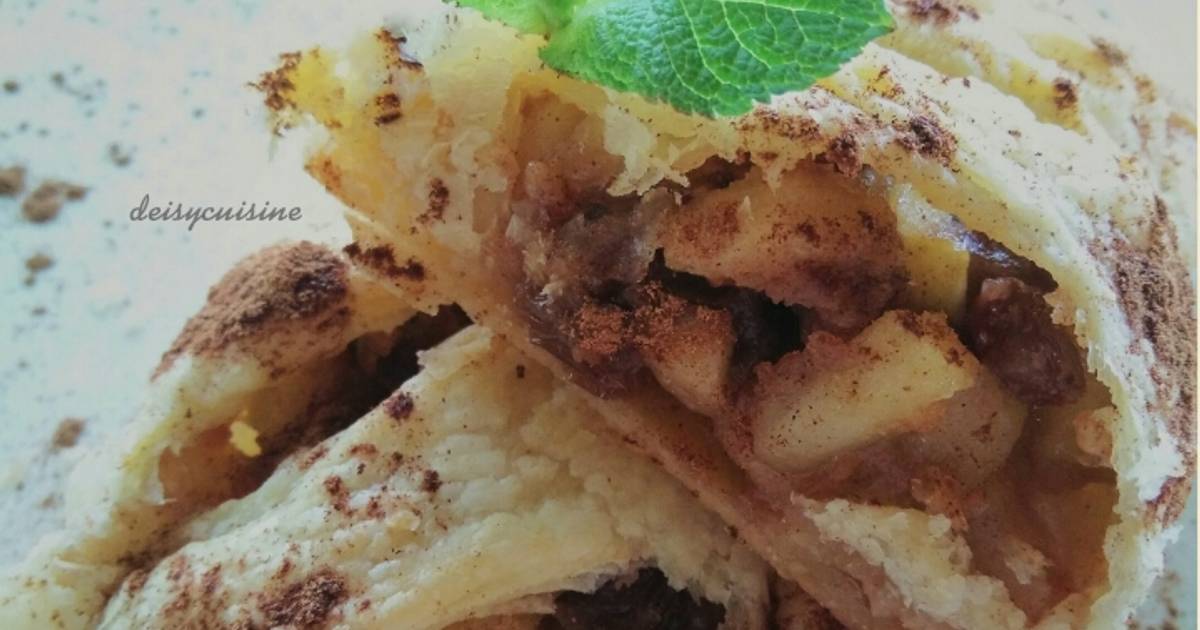 Apel strudel 6 resep Cookpad