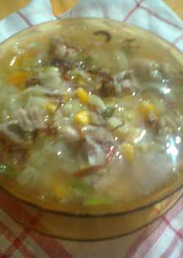 Sup ayam jagung kuah bening