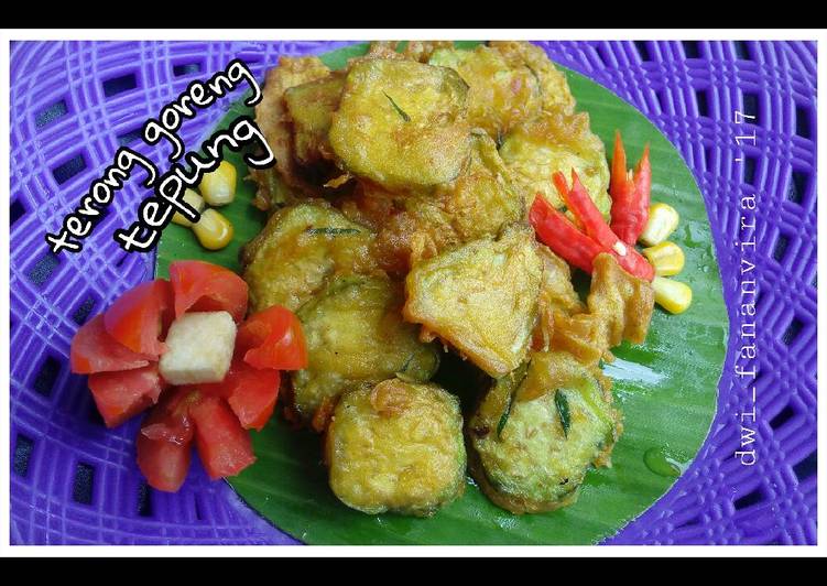 resep lengkap untuk Terong Goreng (#Pr_olahanterong)