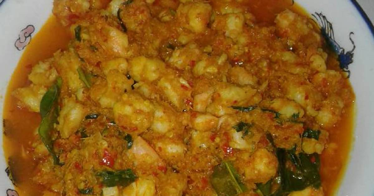 31 resep udang  tumis  bumbu kuning  pedes enak dan sederhana 