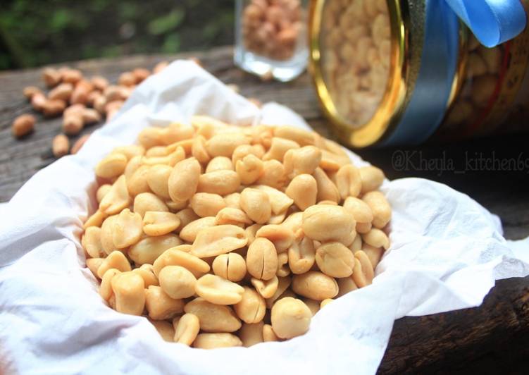 bahan dan cara membuat Kacang Bawang Renyah