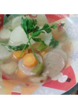 Soup lobak bandung simple