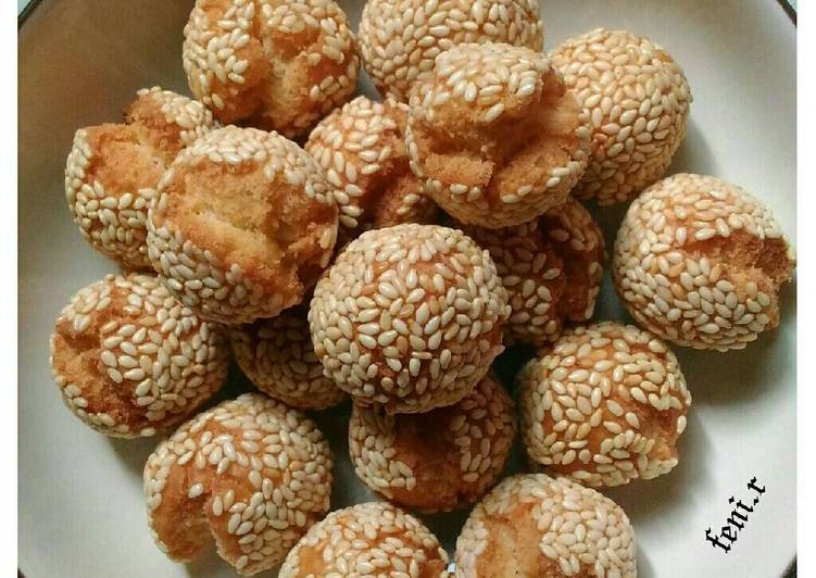 gambar untuk resep Onde-onde keju ketawa(mini)