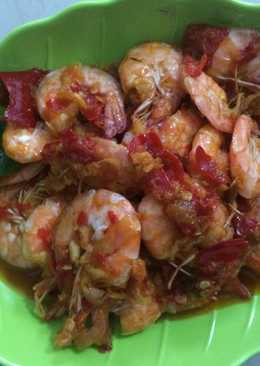 Udang sambalado simple