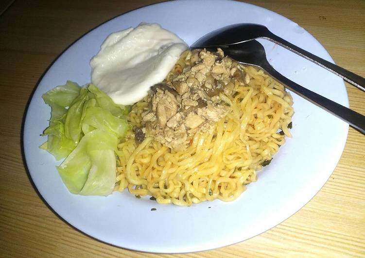 resep masakan Bakmi Mewah combine The way cooked mie abang adek tomang