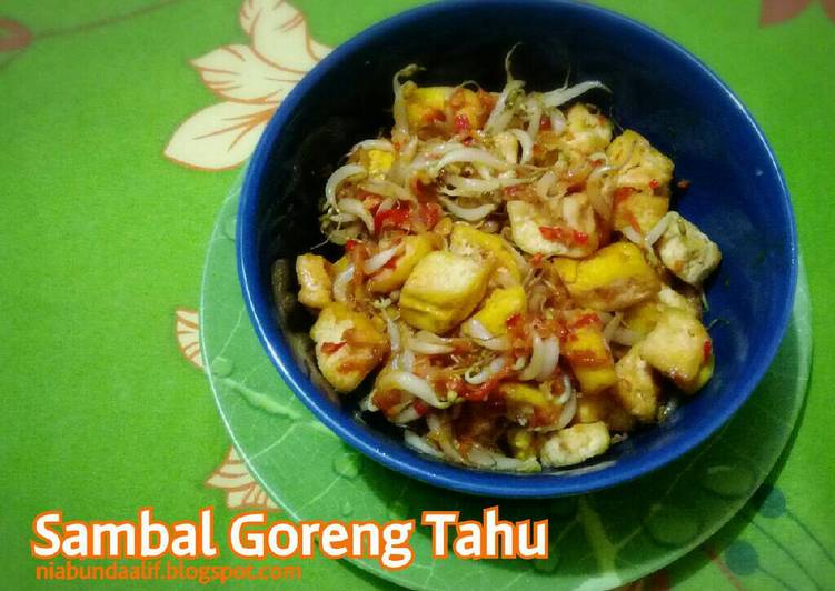 Resep Sambal Goreng Tahu Bumbu Iris oleh niabundaalif 